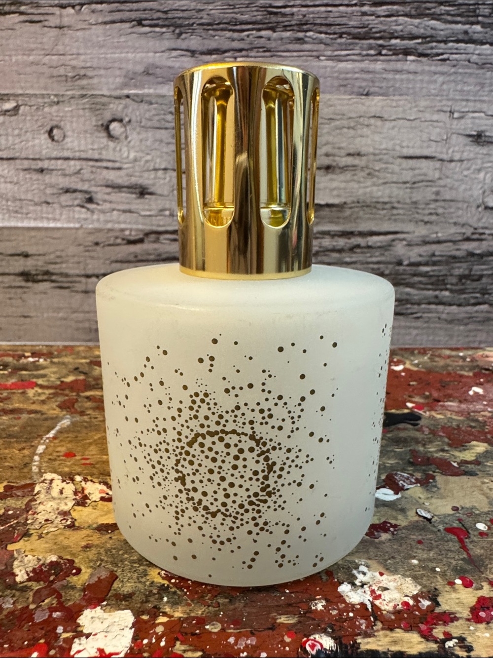 Lampe Berger 1939 Eclat D’or Moderne 4078 Frosted Oil Catalytic Fragrance Lamp